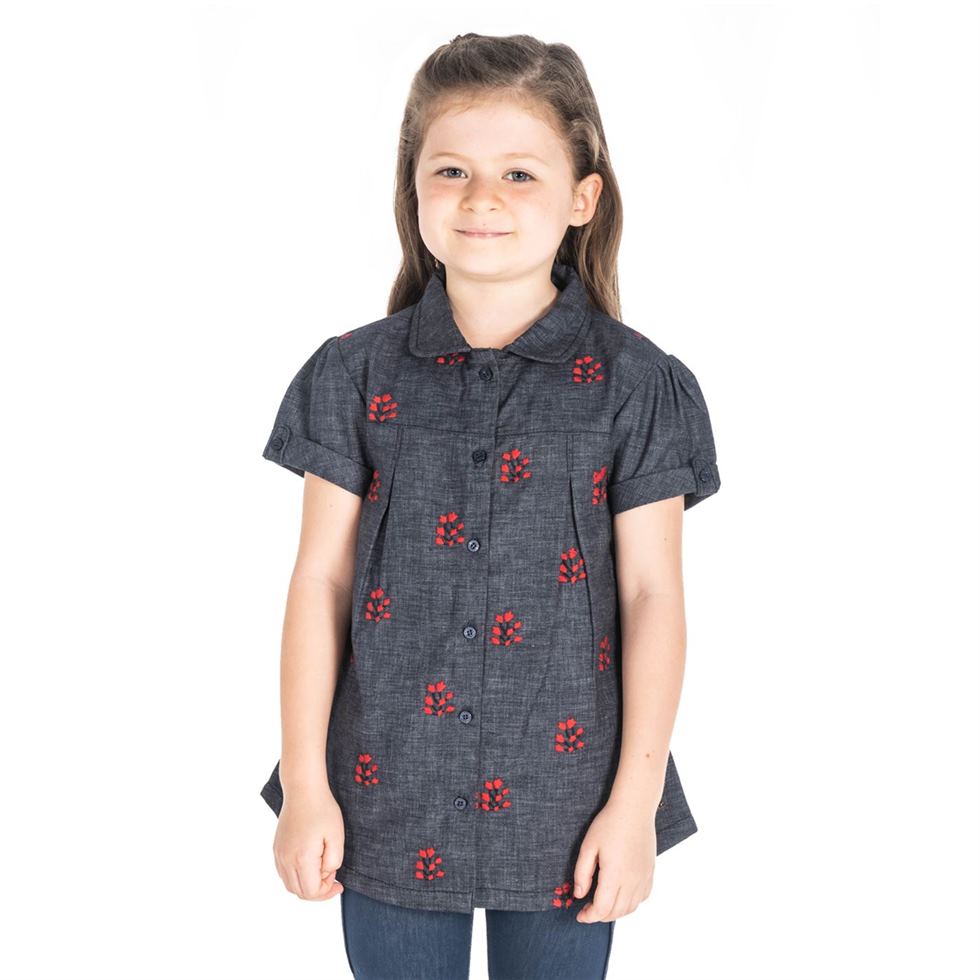 Cherry Crumble California Girls Casual Wear Embroidered Top